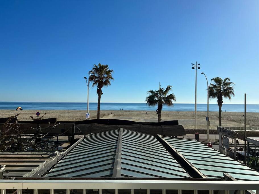 Le Carrousel - Apt Vue Mer - Plage A 10 M - Clim - Wifi Canet-en-Roussillon Exterior foto
